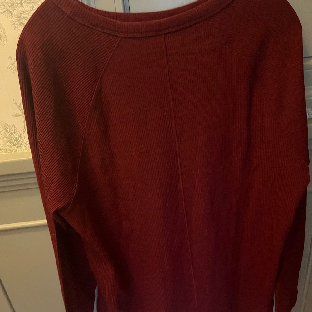 Woolx Red Lounge Top, L